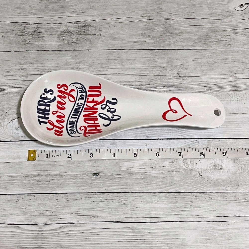 Farberware Melamine Spoon Rest There is Always Something to be Thankful For - Picture 5 of 6